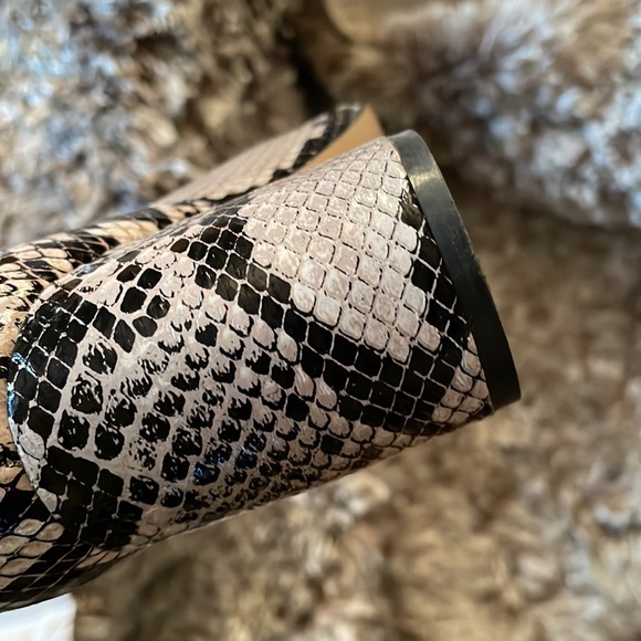 Marc Fisher Retire Snake Print Leather Boot - Picture 3 of 4